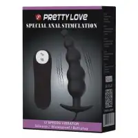 Фото Pretty Love, Китай Анальный вибростимулятор волнообразной формы Special Anal Stimulation