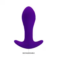 Фото Pretty Love, Китай Анальная пробка для ношения с вибрацией Pretty Love Anal Plug Massager фиолетовая