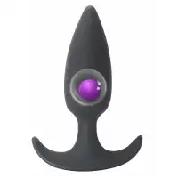 Изображение Lola Toys, Россия Анальная пробка со смещенным центром тяжести Spice it up Delight Dark Grey
