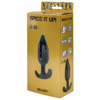 Изображение Lola Toys, Россия Анальная пробка со смещенным центром тяжести Spice it up Delight Dark Grey