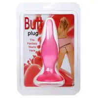 Фото Baile, Китай Розовая анальная пробка с присоской Butt plug