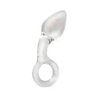 Фото Sexus Glass Анальная втулка для стимуляции простаты из стекла