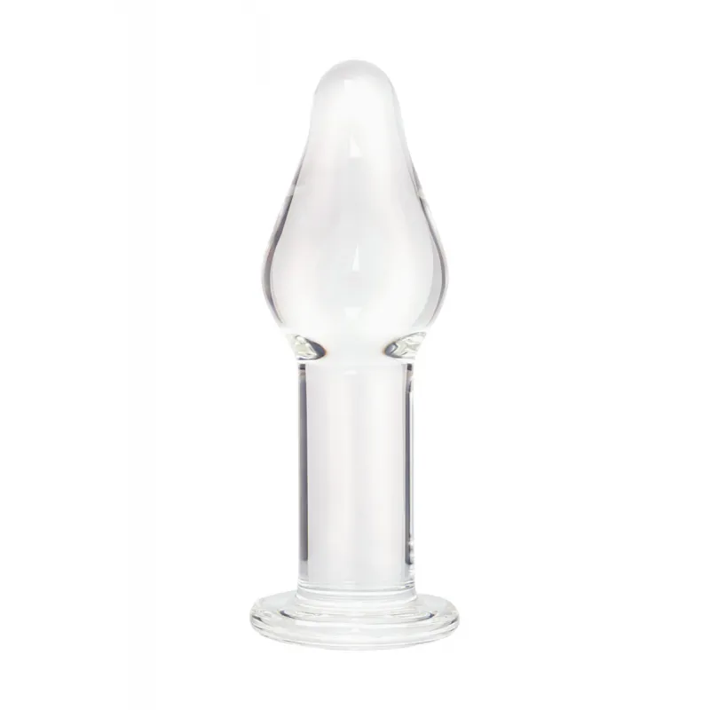 Sexus Glass Анальная пробка из стекла с загнутым кончиком — купить в Минске Изображение Sexus Glass Анальная пробка из стекла с загнутым кончиком