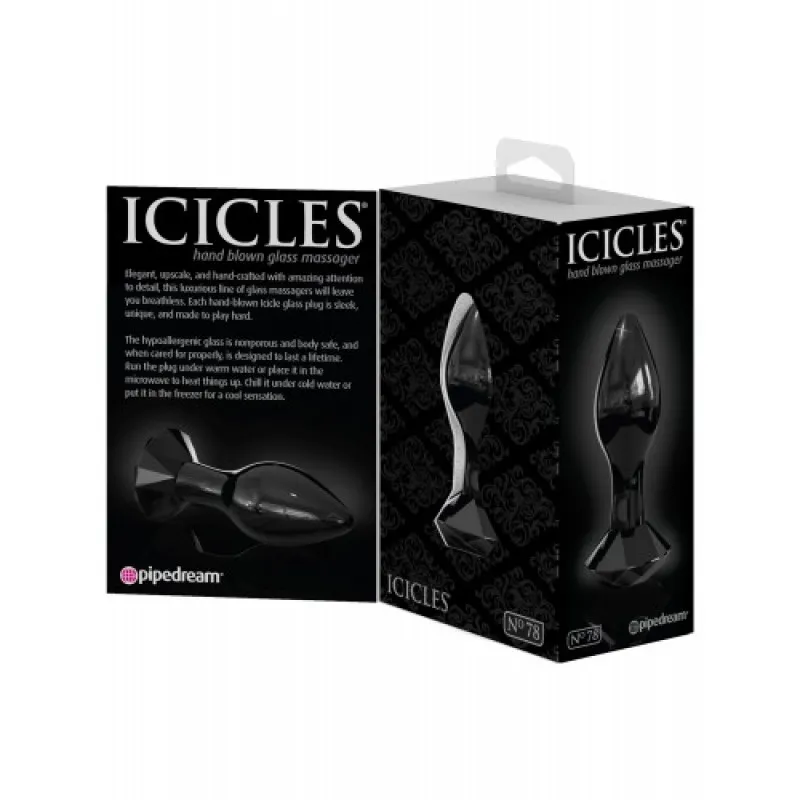 Фото PipeDream, США Анальная пробка из стекла Icicles №78