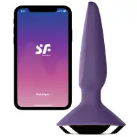 Фото Satisfyer, Германия Анальный смарт-стимулятор с вибрацией Satisfyer Plug-ilicious 1 фиолетовый