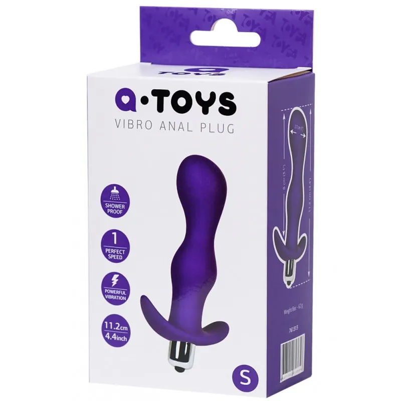 Изображение A-toys by TOYFA Анальная пробка с вибрацией A-Toys Toyfa