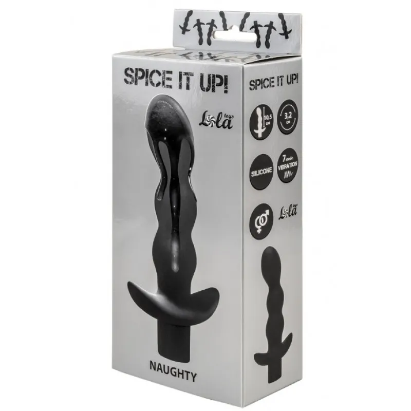 Lola Toys, Россия Анальная пробка с вибрацией Spice It Up Naughty — купить в Минске Изображение Lola Toys, Россия Анальная пробка с вибрацией Spice It Up Naughty