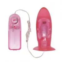 Изображение Baile, Китай Анальная вибропробка на присоске Butt Vibro Plug