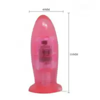 Изображение Baile, Китай Анальная вибропробка на присоске Butt Vibro Plug