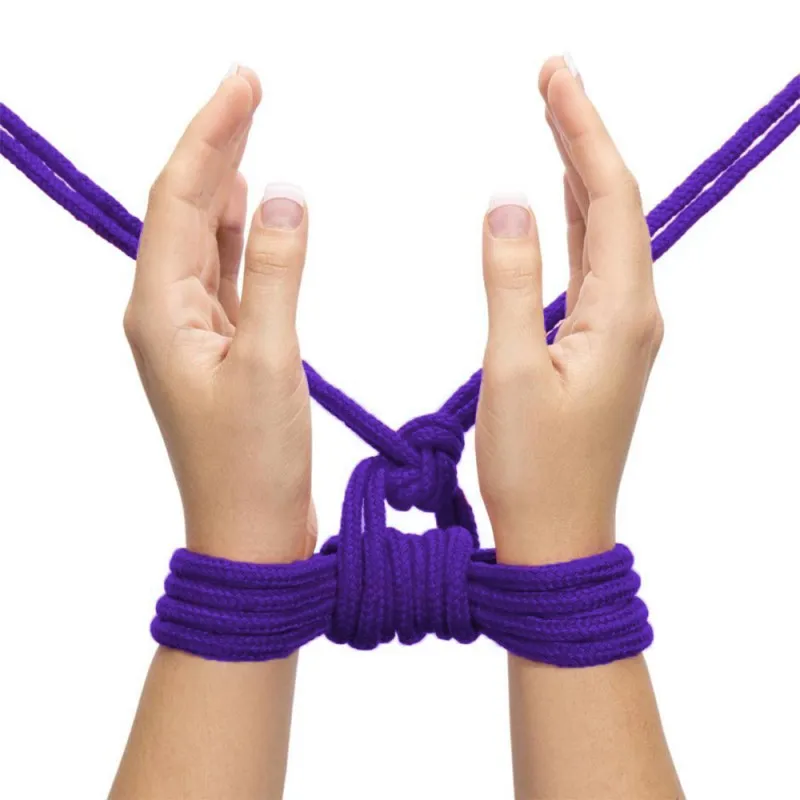 Фото Lovetoy, Китай Веревка для бондажа фиолетовая Fetish Bondage Rope 10 м