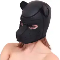 Фото KISSEXPO Фетиш-маска собаки Angry Dog L черная