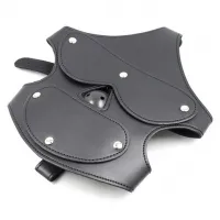 Фото KISSEXPO Черная маска с кляпом и с шорами на глаза и рот