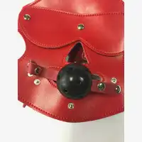 KISSEXPO Маска с кляпом Extreme Gag Blinder Red — купить в Минске Изображение KISSEXPO Маска с кляпом Extreme Gag Blinder Red