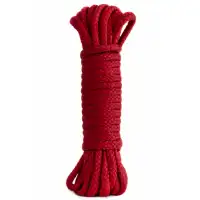 Фото Lola Toys, Россия Красная веревка для бондажа Party Hard Tender 10 м