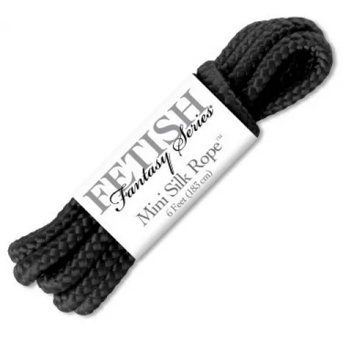 Изображение PipeDream, США Бондажная верёвка FF Mini Silk Rope черная