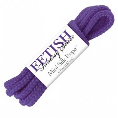 Изображение PipeDream, США Бондажная верёвка FF Mini Silk Rope фиолетовая