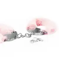 Фото Lovetoy, Китай Розовые металлические наручники с мехом Fetish Pleasure