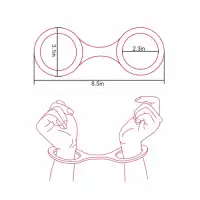 Фото Lovetoy, Китай Розовые силиконовые наручники