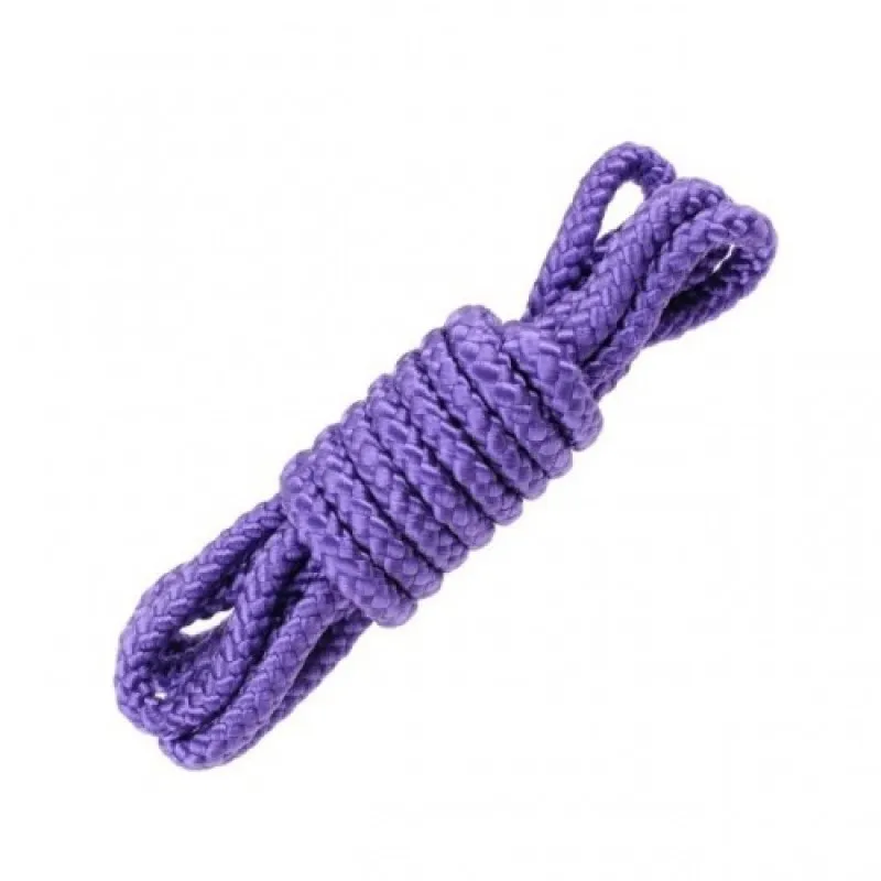 Изображение PipeDream, США Бондажная верёвка FF Mini Silk Rope фиолетовая