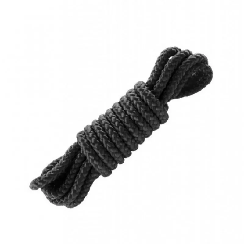 Изображение PipeDream, США Бондажная верёвка FF Mini Silk Rope черная