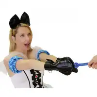 Фото KISSEXPO Бондажные наручи чёрные