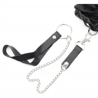 Фото KISSEXPO Мужские трусики-стринги с поводком на цепочке