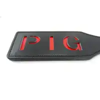Фото KISSEXPO Черный БДСМ пэдл Pig 32 см