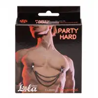 Lola Toys, Россия Зажимы на соски с тройной цепочкой Party Hard Uncensored — купить в Минске Изображение Lola Toys, Россия Зажимы на соски с тройной цепочкой Party Hard Uncensored