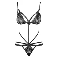 Фото Obsessive, Польша Соблазнительное боди с эластичеыми лентами Wonderia S/M