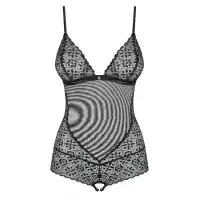 Obsessive, Польша Кружевное черное боди Shibu S/M — купить в Минске Фото Obsessive, Польша Кружевное черное боди Shibu S/M