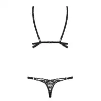 Изображение Obsessive, Польша Чувственное боди с декоративными полосами Mixty L/XL
