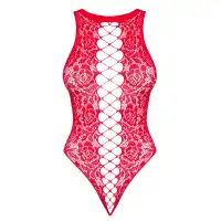 Изображение Obsessive, Польша Дерзкое красное боди с открытой спинкой S/L
