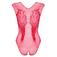 Изображение Obsessive, Польша Сексуальное красное боди в сетку с доступом S/L