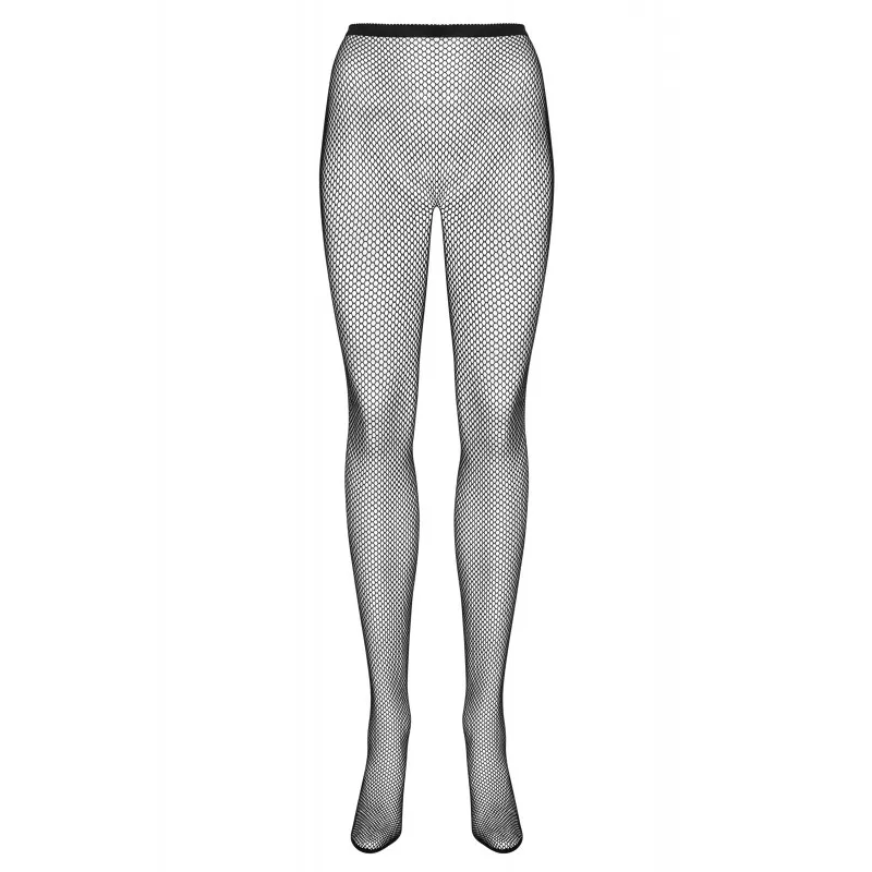 Изображение Obsessive, Польша Необычные черные колготки в сетку с плетением сзади S/L