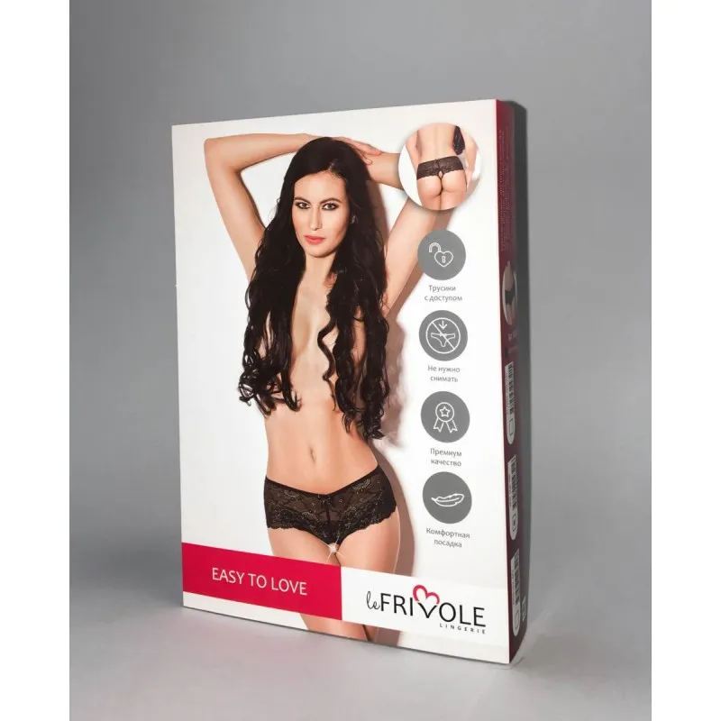 Изображение LE FRIVOLE Фантастические высокие шортики с доступом и аккуратными бантиками 42-44