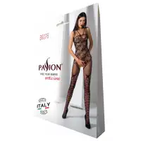 Passion, Польша Черный комбинезон сетка c ажурным рисунком BS076 S/L — купить в Минске Изображение Passion, Польша Черный комбинезон сетка c ажурным рисунком BS076 S/L
