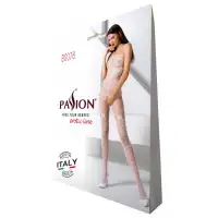 Изображение Passion, Польша Белый комбинезон сетка c ажурным рисунком BS076 S/L