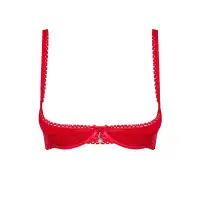 Фото Obsessive, Польша Открытый красный бюстгальтер Lovica S/M