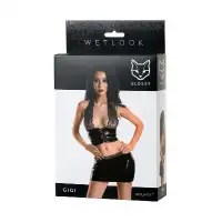 Фото Erolanta Glossy Комплект Glossy Gigi из материала Wetlook, размер S