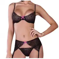 Фото Livia Corsetti Fashion, Польша Чувственный комплект Geva черного цвета L/XL