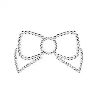 Фото Bijoux Indiscrets, Испания Пэстисы Bijoux Mimi Bow Silver серебристые