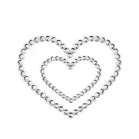 Фото Bijoux Indiscrets, Испания Пэстисы Bijoux Mimi Heart Silver серебристые