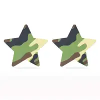 Фото Lovetoy, Китай Набор патриотических пэстисов для груди Camo Stars and Heart Nipple Pasties