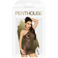 Изображение Penthouse, Германия Прозрачное мерцающее платье со стрингами Penthouse Bombshell S/M