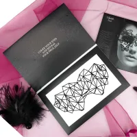 Изображение Bijoux Indiscrets, Испания Маска маскарадная самоклеющаяся Bijoux Kristine черная