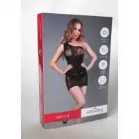 Изображение LE FRIVOLE Платье черное на одно плечо Impulse S/L