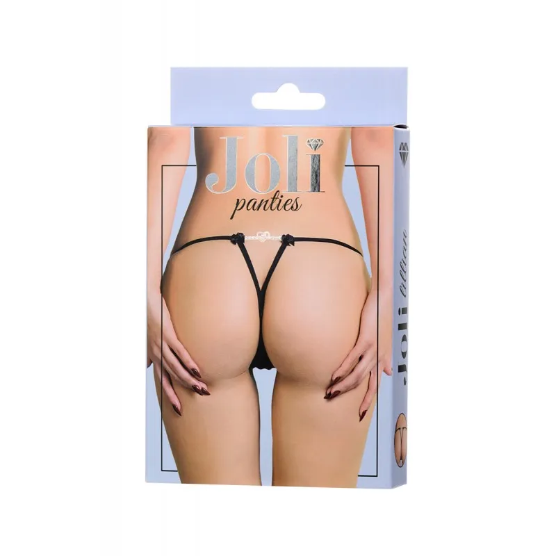 Изображение Joli Трусики со стразами Joli Lillian черные OS
