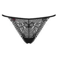 Obsessive, Польша Миниатюрные черные стринги Intensa S/M — купить в Минске Фото Obsessive, Польша Миниатюрные черные стринги Intensa S/M
