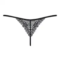 Obsessive, Польша Миниатюрные черные стринги Intensa S/M — купить в Минске Фото Obsessive, Польша Миниатюрные черные стринги Intensa S/M