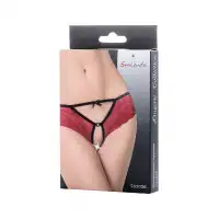 Фото Erolanta Lingerie Эротические кружевные трусики с доступом 50-52 размер